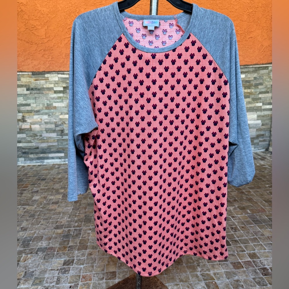 Lularoe Disney Minnie mouse Randy top